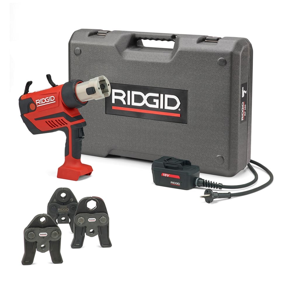 Ridgid 69808 RP350-C Kit Standard 12 - 108 mm Presswerkzeug 230V + 3 Backen M 15-18-22