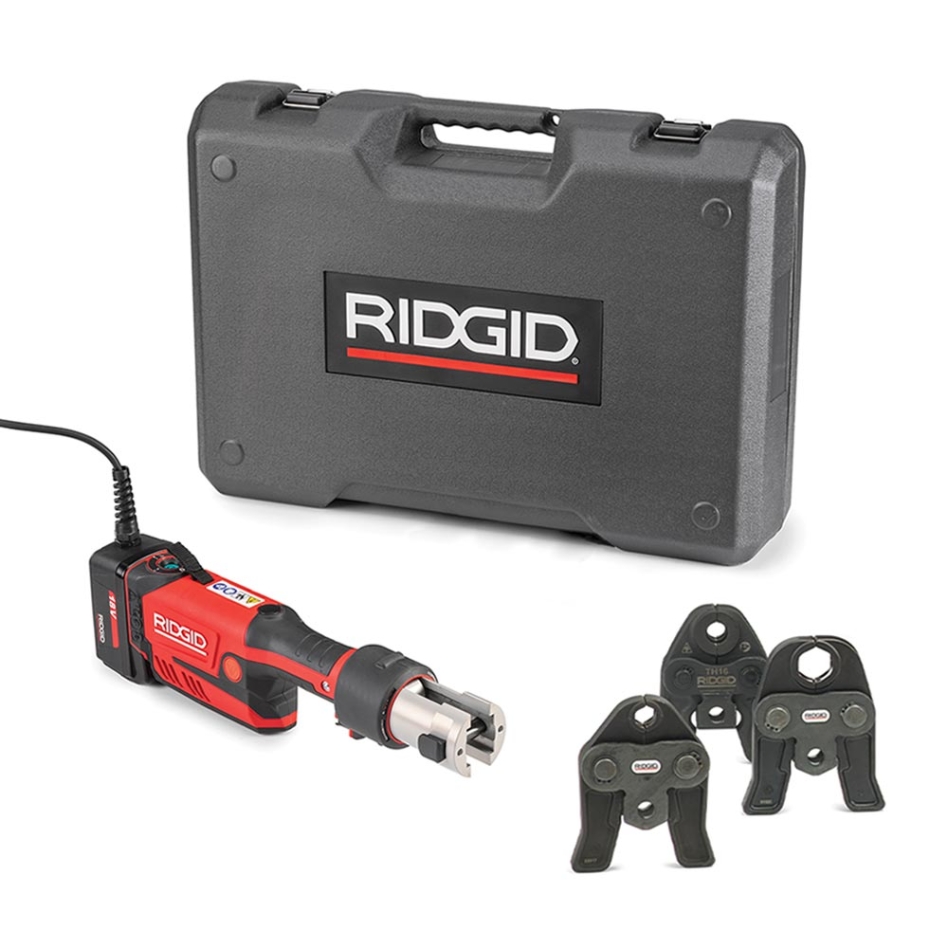 Ridgid 69828 RP351-C Standard 12 - 108 mm Basis-Set Presszange 230V + Backen M 15-18-22