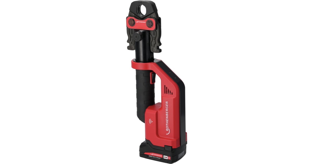 Rothenberger 1000002118 Romax Compact TT Set M15-22-28 Akkuleiste 18V 2.0Ah Li-Ion