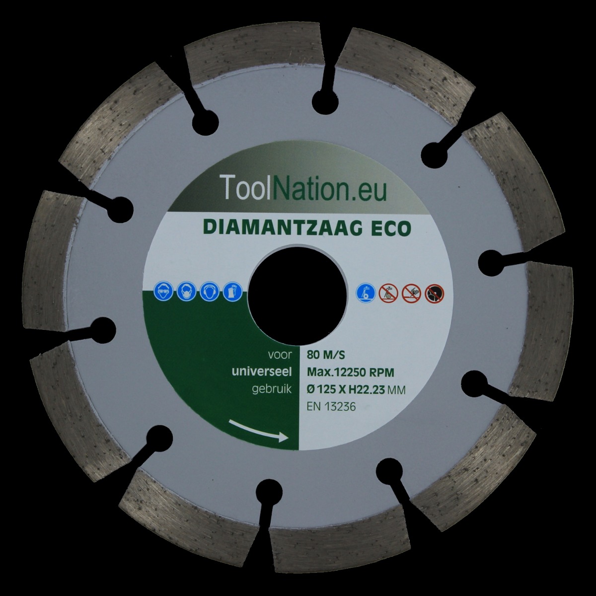 Toolnation NSUE1253TN Diamantscheibe 125 mm ECO