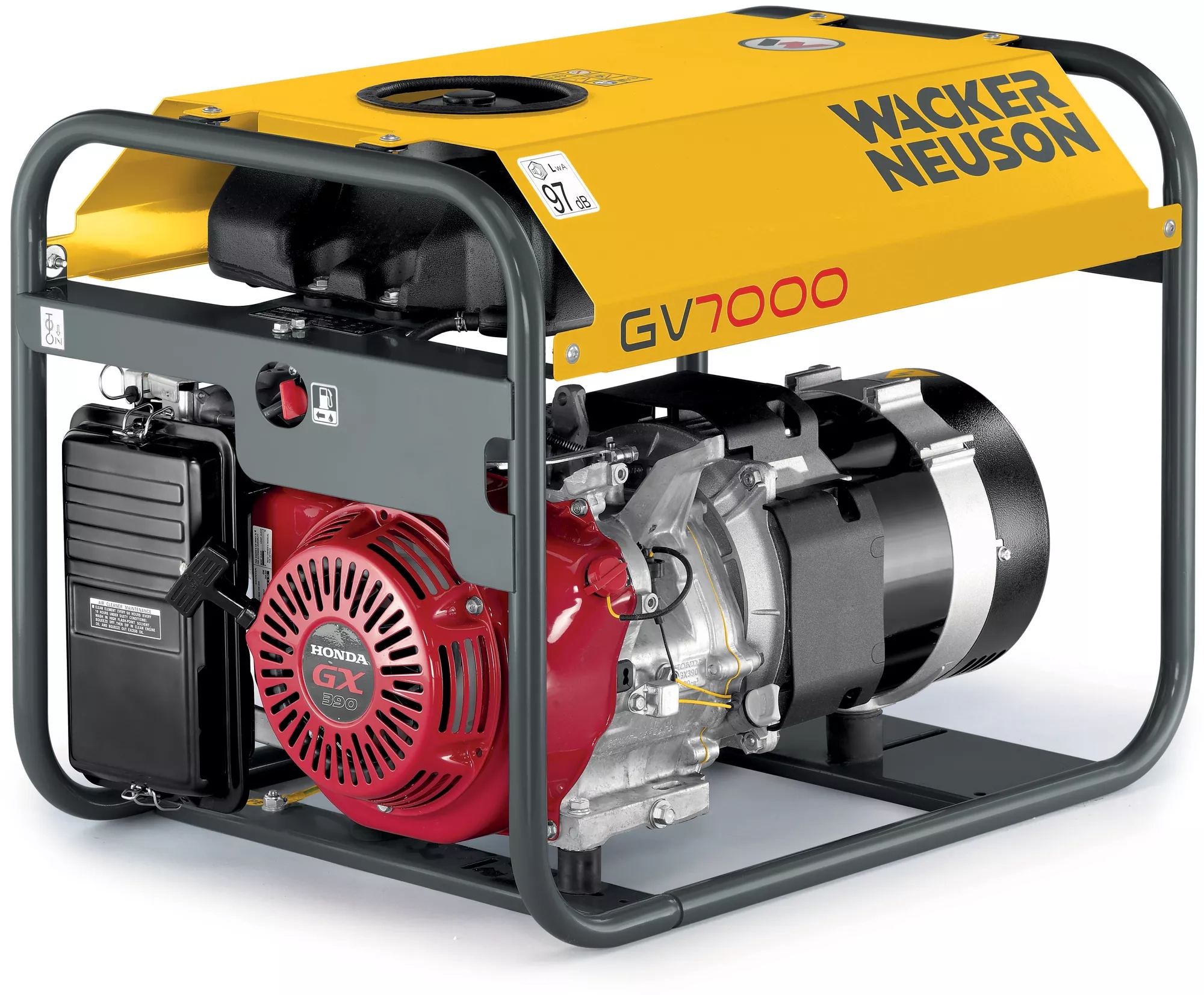 Wacker Neuson 5000009348 GV7000A Generator Benzin 5400 Watt
