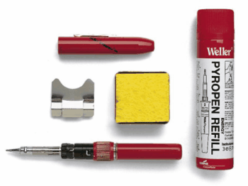 Weller T0051606599 Kabelloser Gaslötkolben mit Temperaturregelung. Unabhängig von der Netzversorgung.