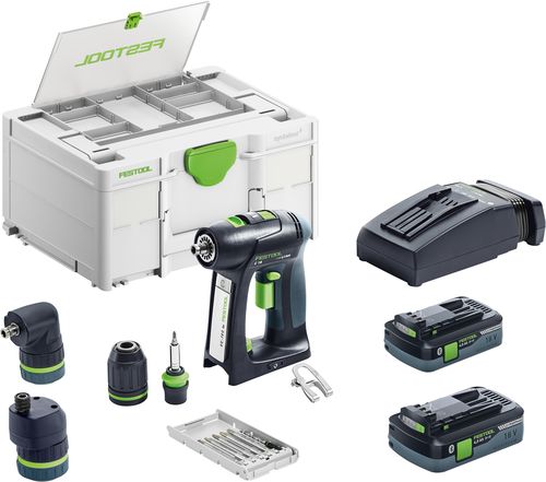Festool 577617 C 18 HPC 4.0 I-Set Akkubohrmaschine